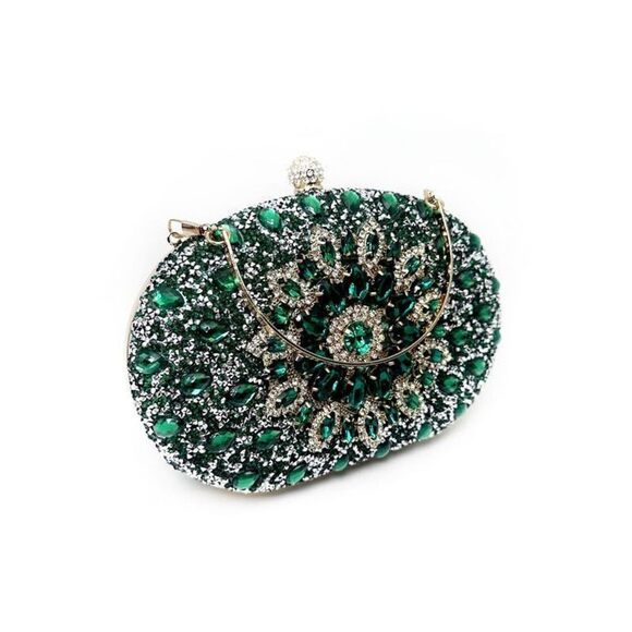 Luxury Rhinestone Sparkly Evening Clutch for 2025 Weddings - Picture 2 of 5